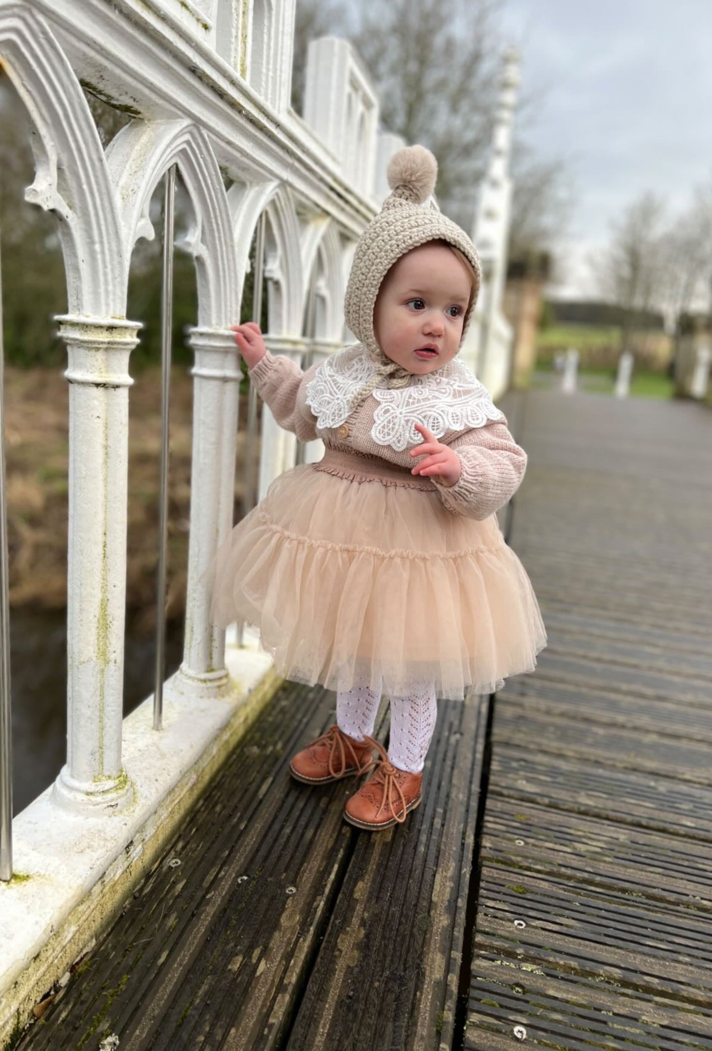 CELIA POWDER BLUSH TUTU - Vintage Blossom