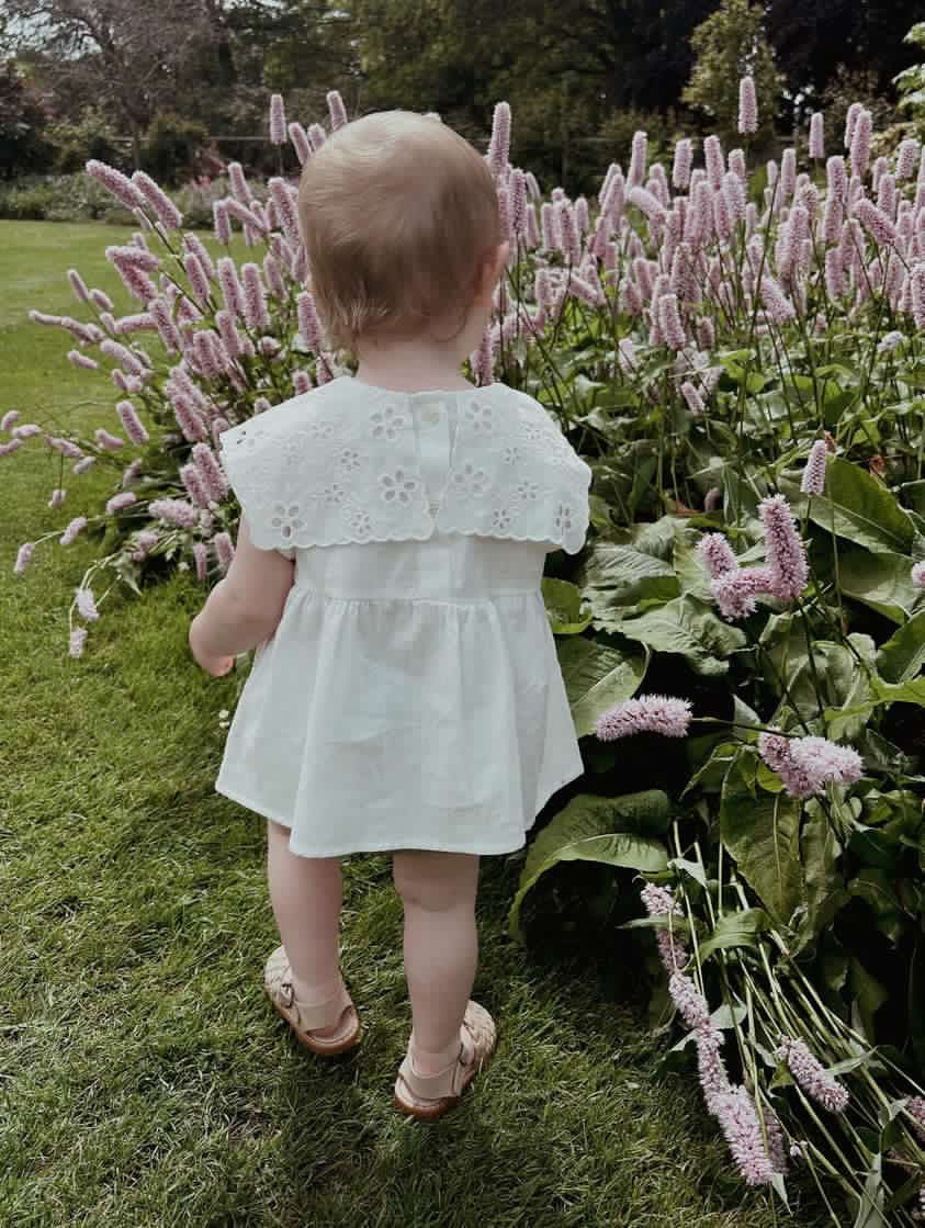 VIVIAN SUMMER BRODERIE BLOUSE - Vintage Blossom