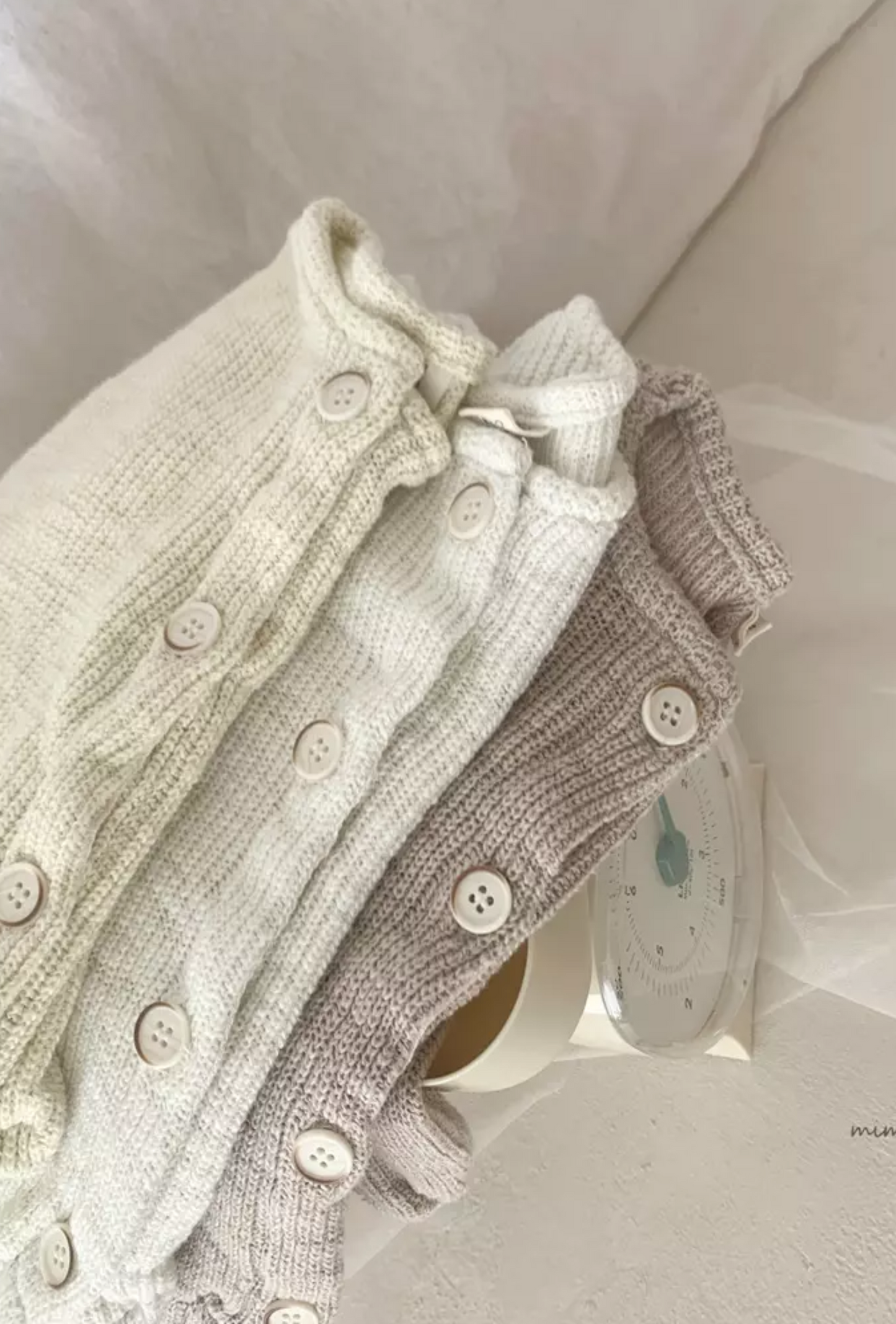 FLORRIE FINE KNIT BLOOMER AND CARDIGAN SET - 3 Colours - Vintage Blossom