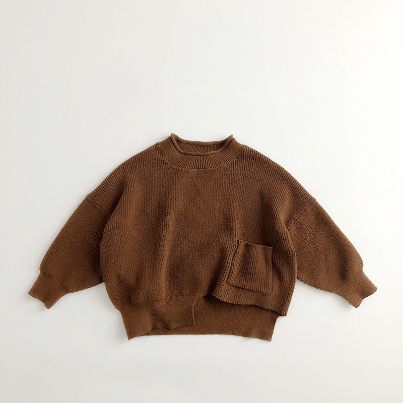 KNIT POCKET JUMPER IN RUSSET - Vintage Blossom