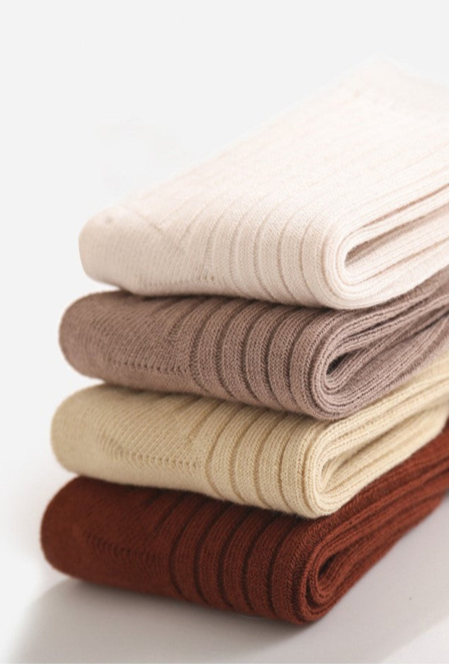 MID LENGTH RIBBED SOCKS - 5 COLOURS - Vintage Blossom