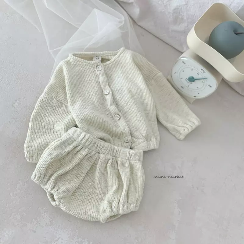 FLORRIE FINE KNIT BLOOMER AND CARDIGAN SET - 3 Colours - Vintage Blossom