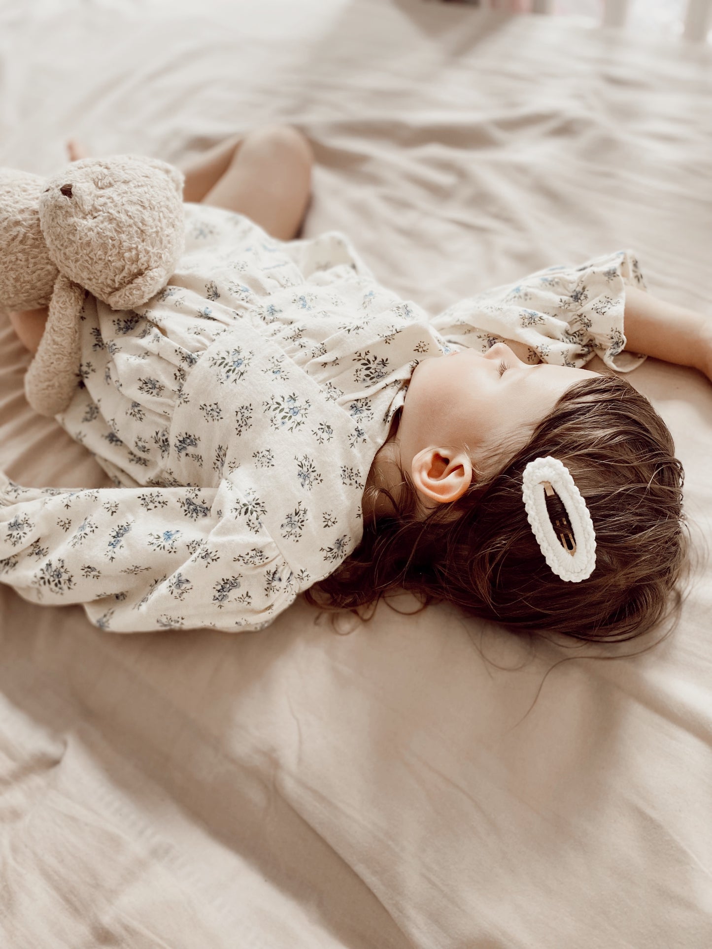 JESSICA BRUSHED COTTON FLORAL ROMPER - Vintage Blossom