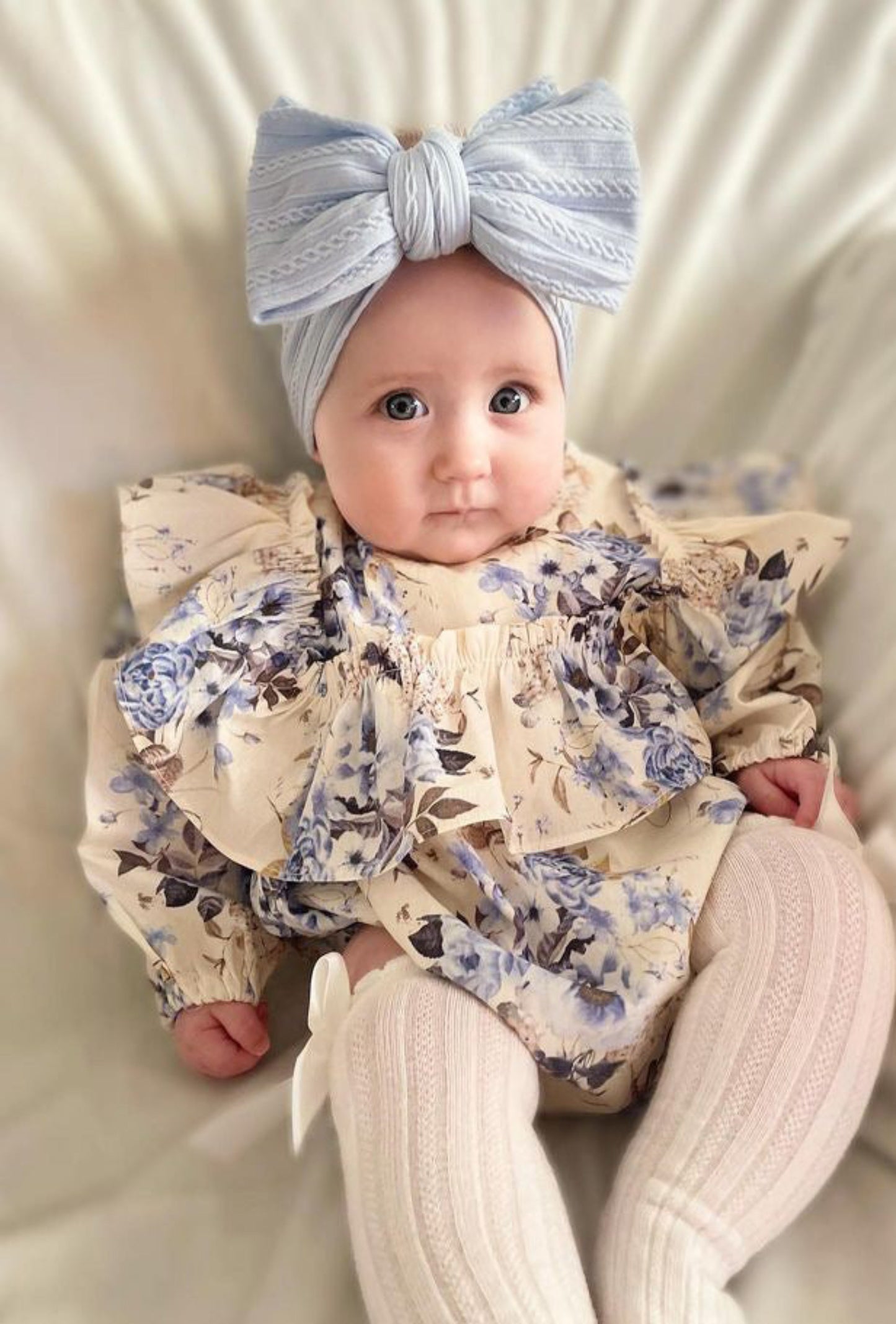 PENNY RUFFLE COLLAR FLORAL ROMPER - Vintage Blossom