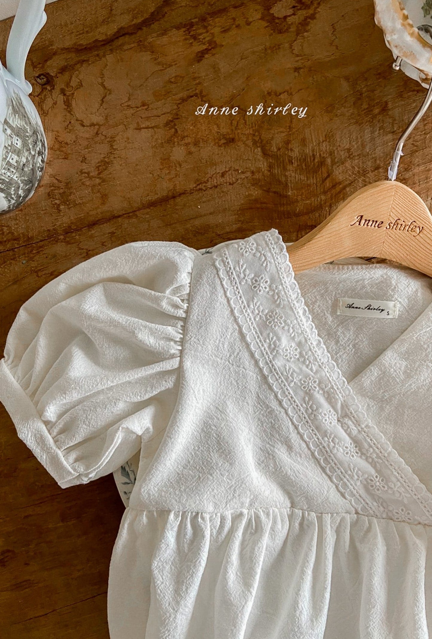 WILLOW LACE TRIM ROMPER - Vintage Blossom