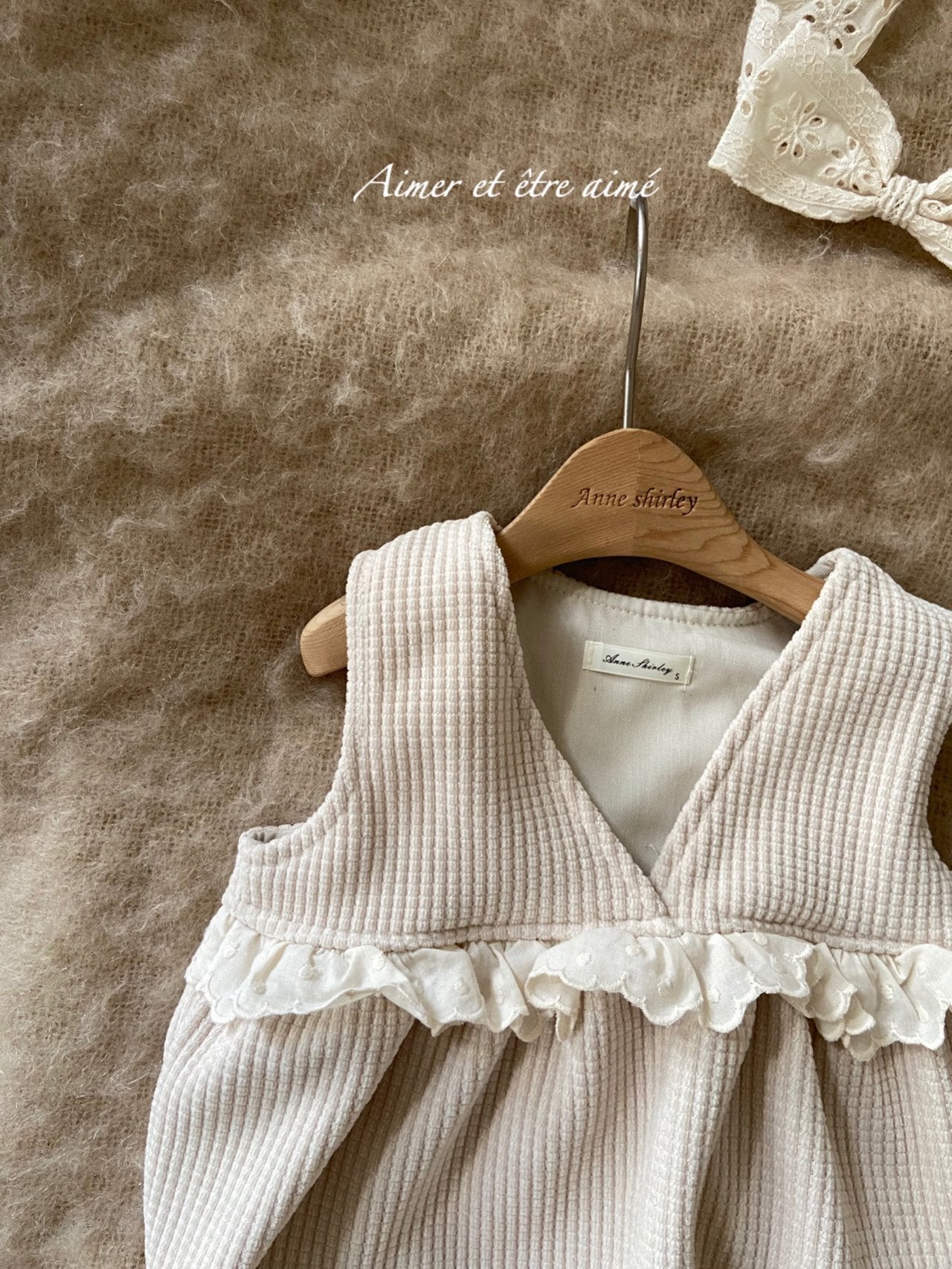WENDY VEST FRILL ROMPER - Vintage Blossom