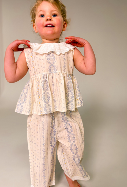 GIRLS TROUSER AND TOP CO-ORD - Vintage Blossom