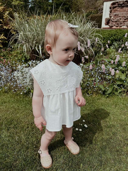 VIVIAN SUMMER BRODERIE BLOUSE - Vintage Blossom