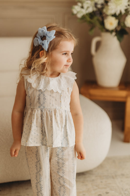 GIRLS TROUSER AND TOP CO-ORD - Vintage Blossom