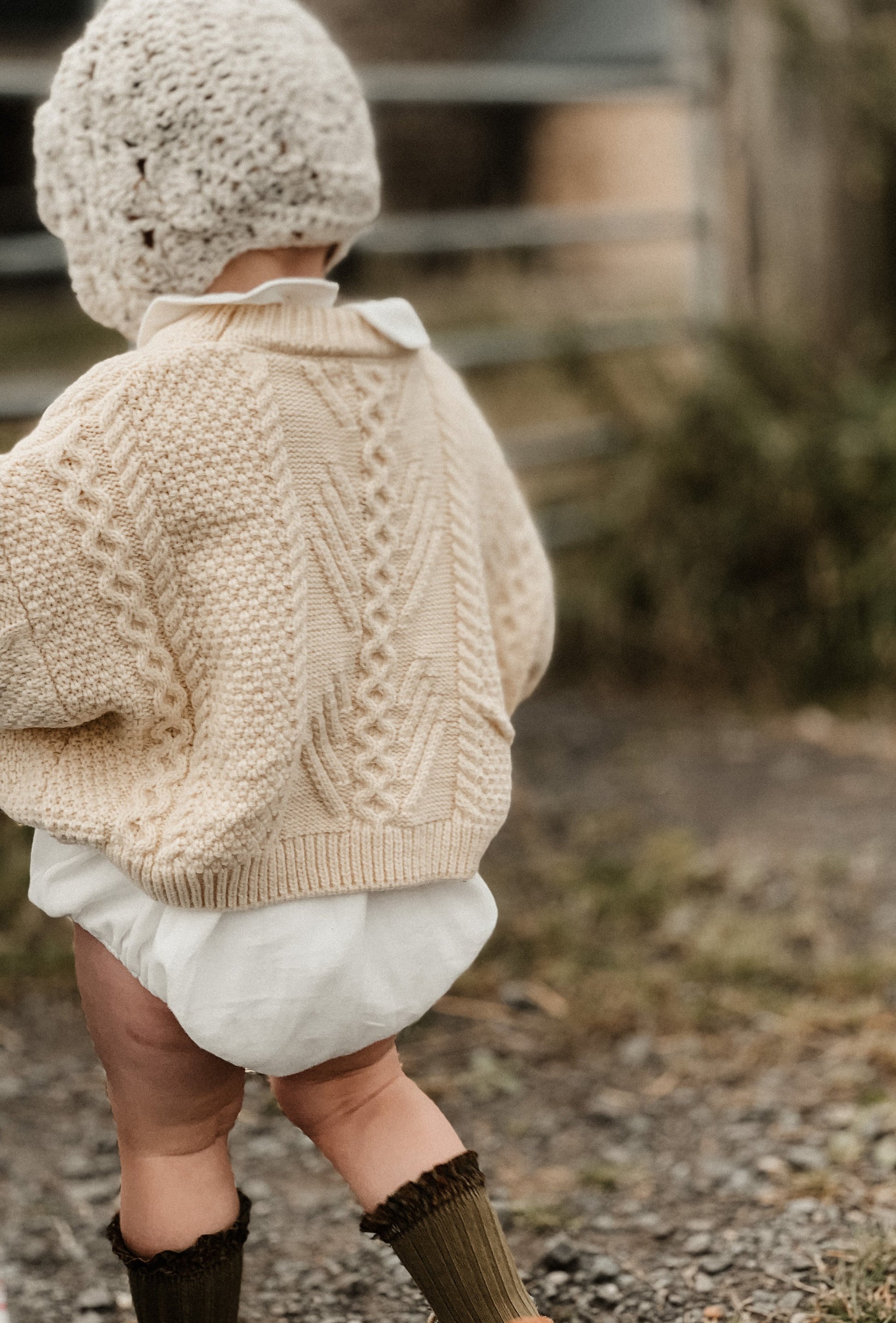 OVERSIZED CHUNKY KNIT JUMPER - Vintage Blossom