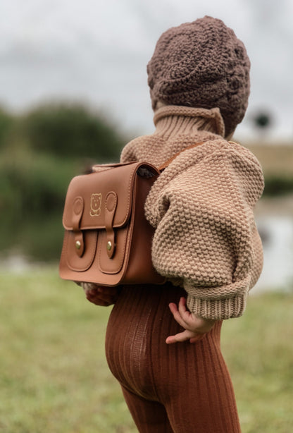 BOTTON FRONT TEDDY BACKPACK - Vintage Blossom
