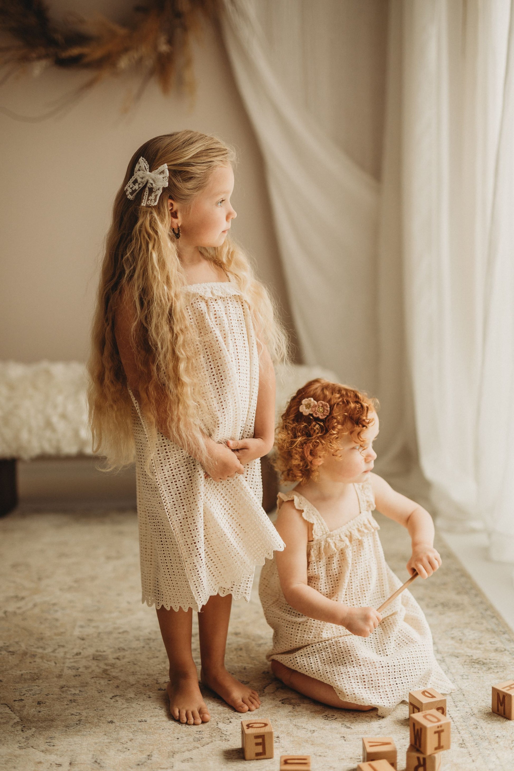 MAGGIE CROCHET BEACH DRESS - Vintage Blossom