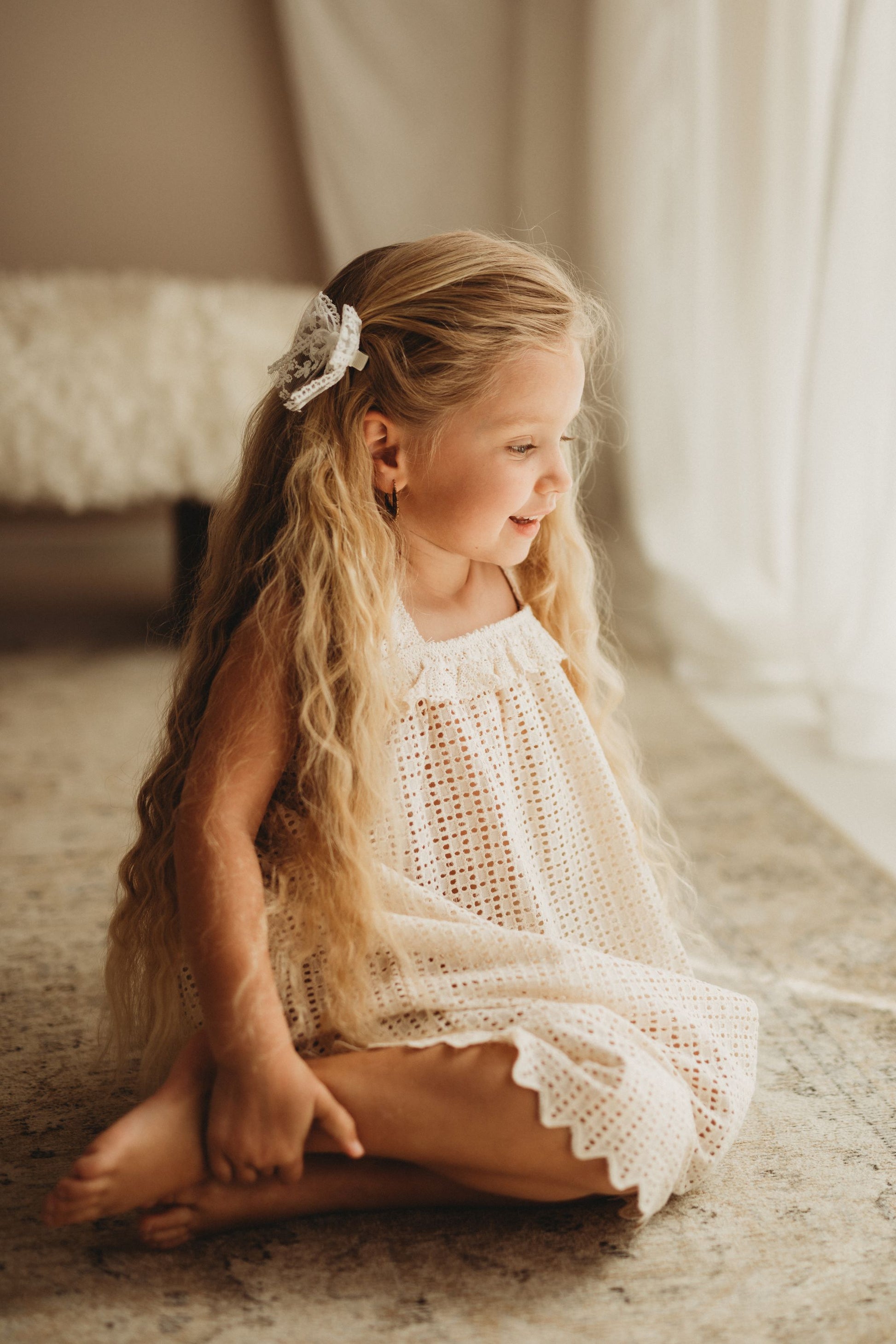 MAGGIE CROCHET BEACH DRESS - Vintage Blossom