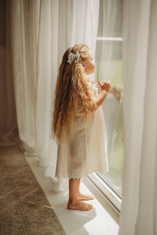 MAGGIE CROCHET BEACH DRESS - Vintage Blossom