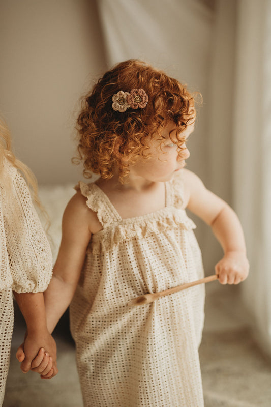 MAGGIE CROCHET BEACH DRESS - Vintage Blossom