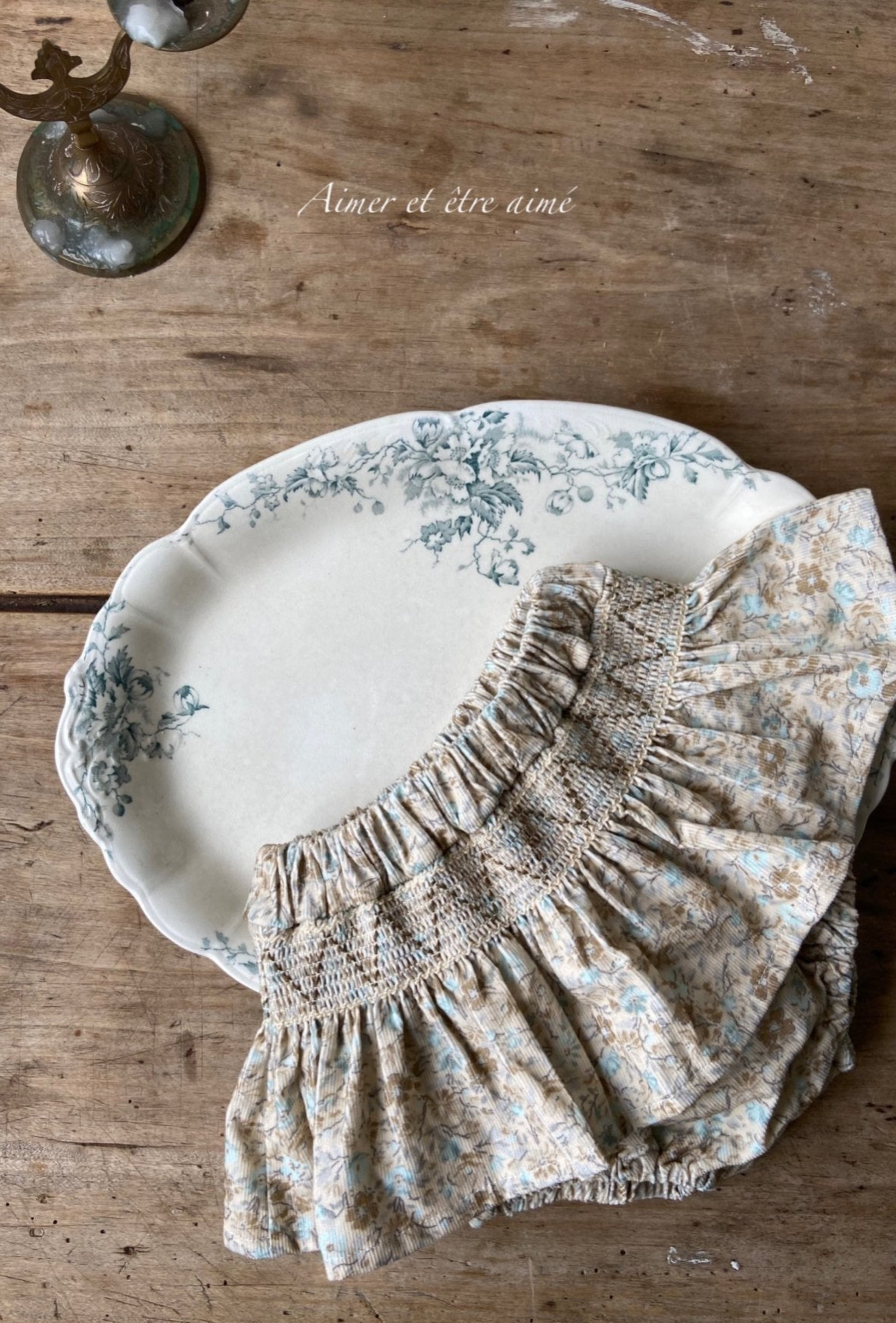 VINTAGE FLORAL PRINT SKIRT BLOOMERS - Vintage Blossom