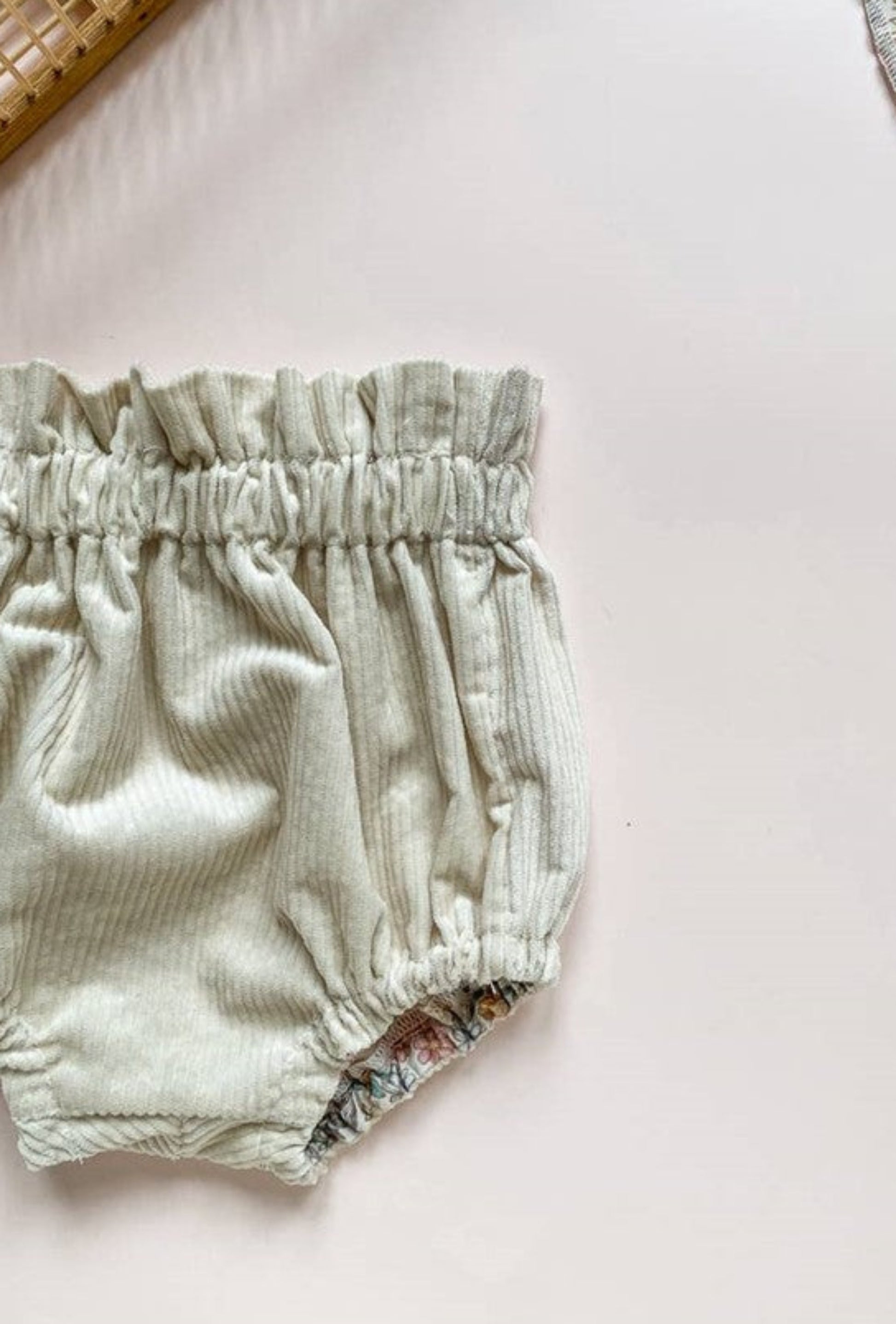 CREAM CORDUROY BLOOMERS - Vintage Blossom