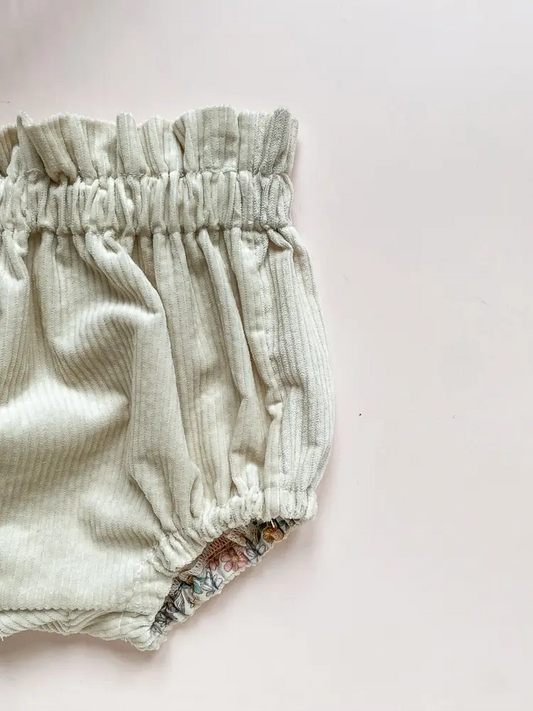 CREAM CORDUROY BLOOMERS - Vintage Blossom