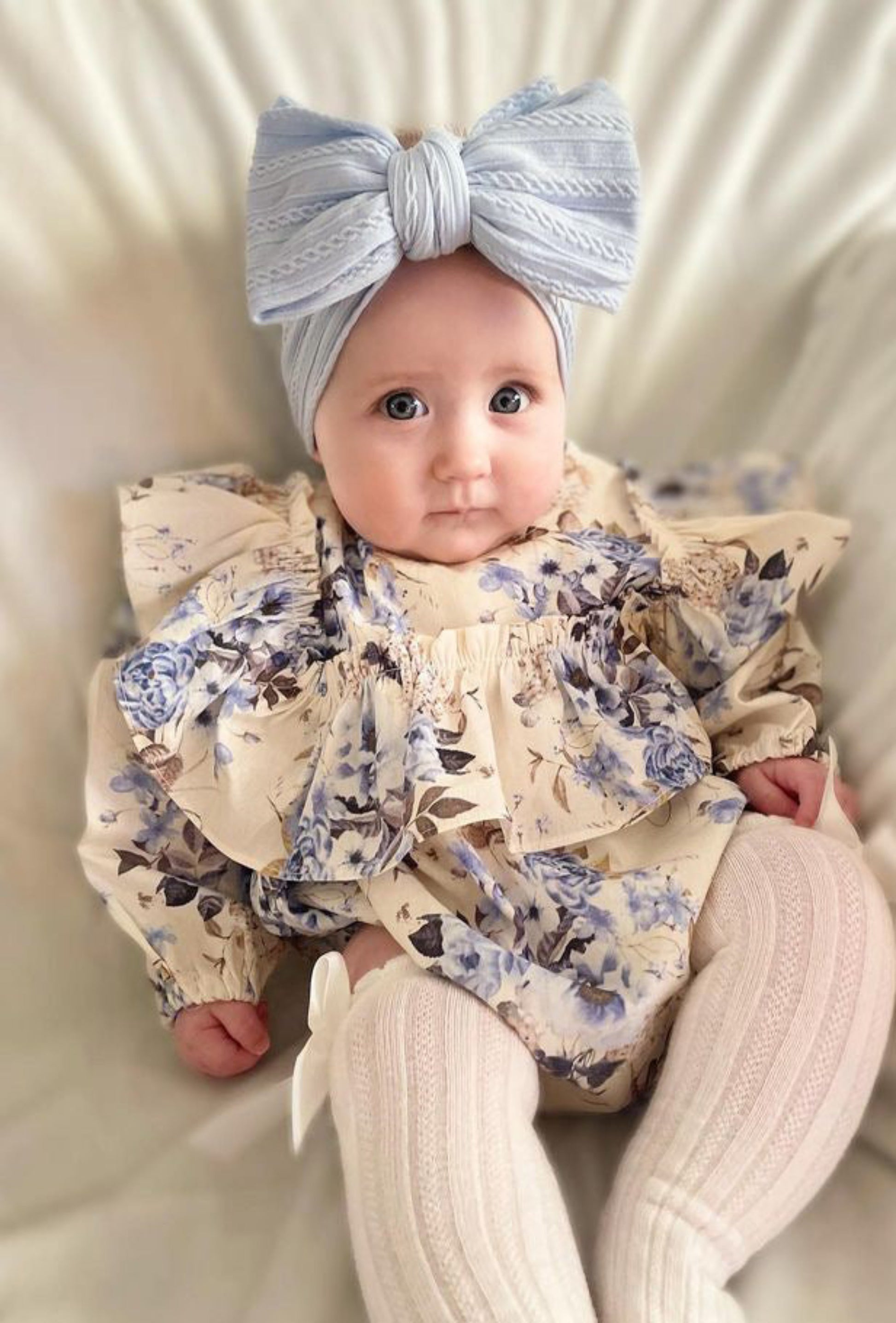 PENNY RUFFLE COLLAR FLORAL ROMPER - Vintage Blossom