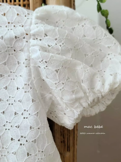 PRE-ORDER - Embroidered Cardigan Set - Vintage Blossom