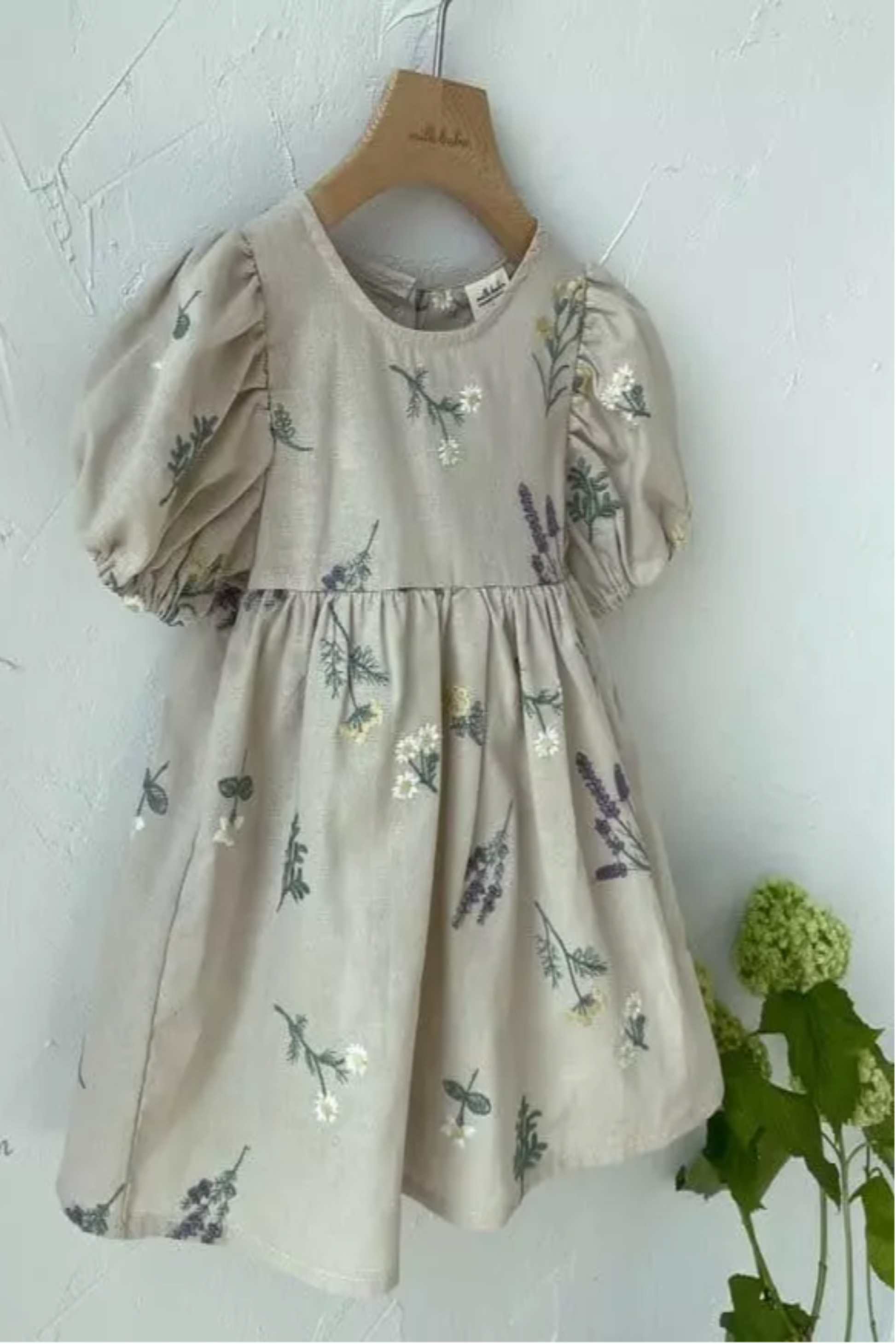PRE-ORDER Provance Embroidered One-piece Dress - Vintage Blossom