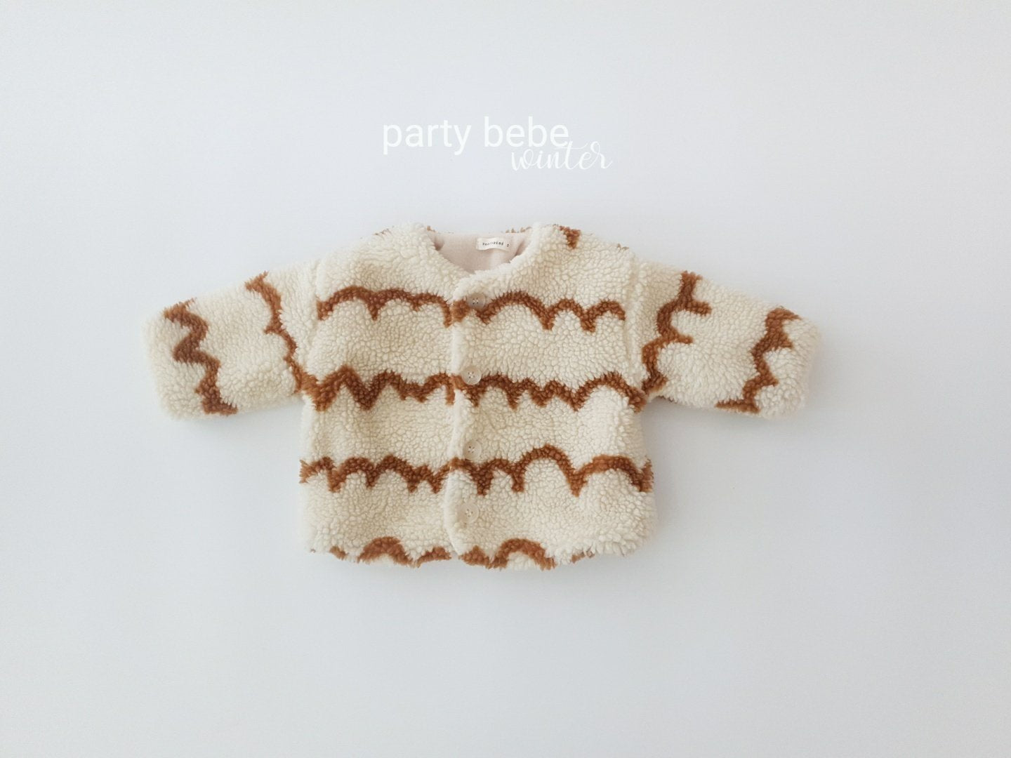 BESSIE WAVE TEDDY JACKET - Vintage Blossom